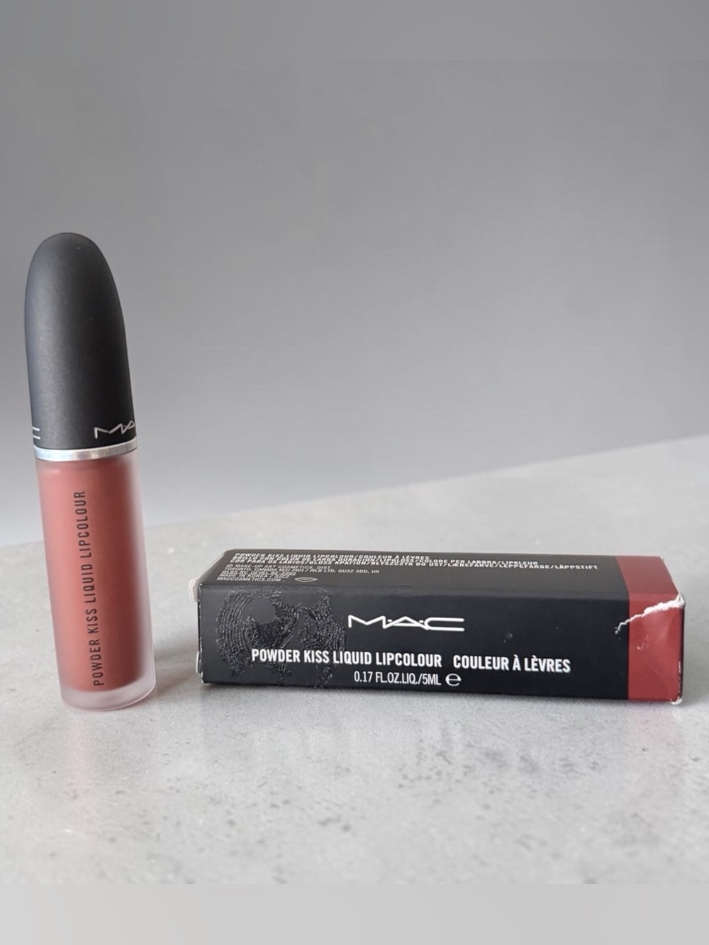 MAC Cosmetics Powder Kiss Liquid Lipcolour - Over the Taupe